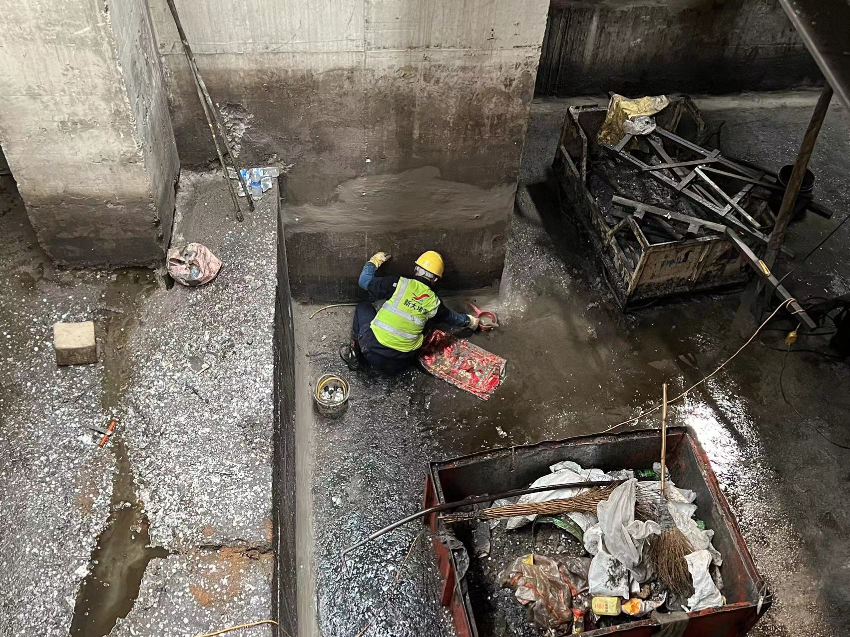淮南潘集区基坑渗漏水堵漏